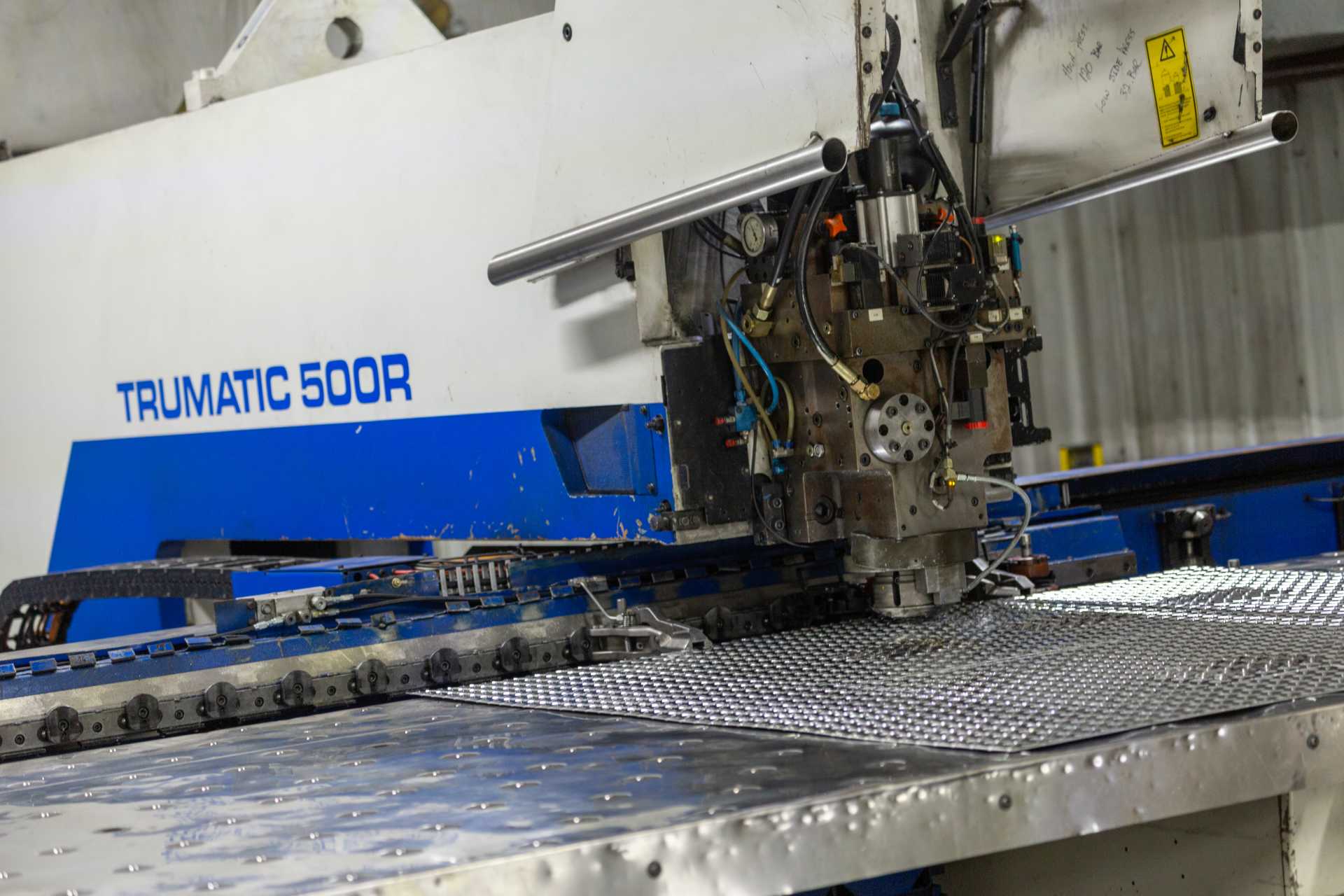Aluminum Cut for Tool Box Panels Trumatic 500R